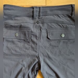 Prana Halle shorts, women size 6, grey